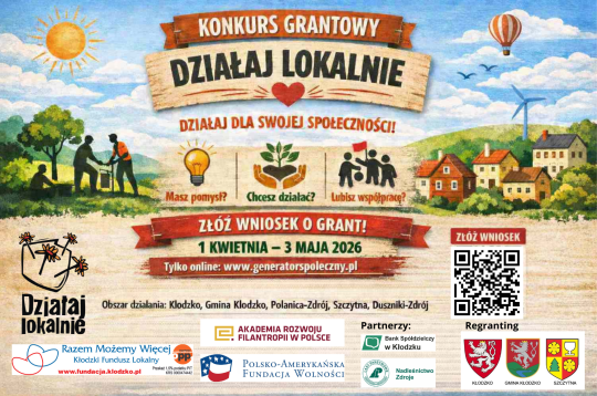 PLAKAT Dzialaj Lokalnie 2025