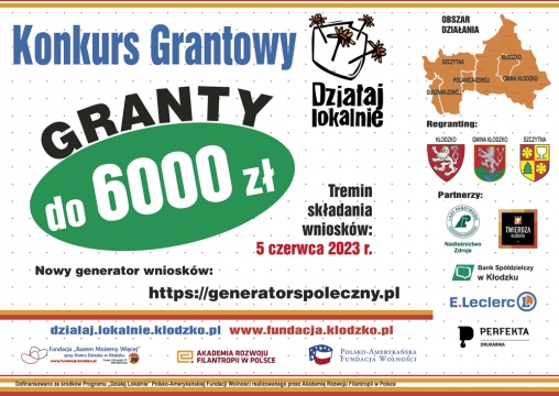 PLAKAT Dzialaj Lokalnie 2023