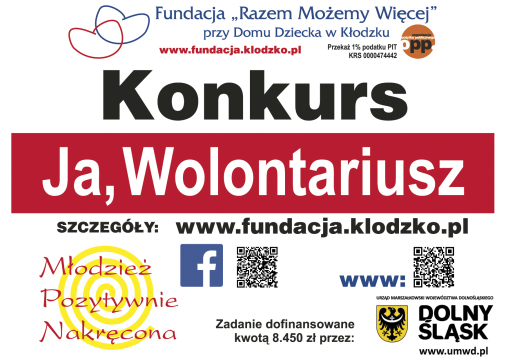 Ja, wolontariusz plakat
